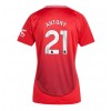 Manchester United Antony #21 Heimtrikot 2024-25 Kurzarm